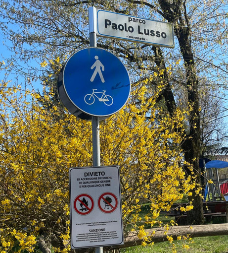 Niente più fuochi al parco Paolo Lusso di Cuneo: installati i nuovi cartelli di divieto