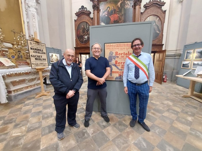 Bene Vagienna, inaugurazione mostra di Berruti sulla pallapugno