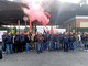 Una presidio dell'ottobre 2025 di fronte all'ex Ilva di Racconigi