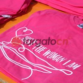 La maglietta ufficiale di una delle scorse edizioni di Just The Woman I Am