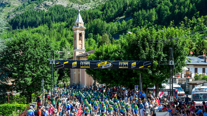 La partenza da Entracque - Credit: L’Étape Italy by Tour de France