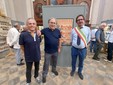 Bene Vagienna, inaugurazione mostra di Berruti sulla pallapugno Bene Vagienna, inaugurazione mostra di Berruti sulla pallapugno