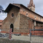La chiesa di San Giovanni a Saluzzo, nei mesi scorsi oggetti di lavoro di restauro