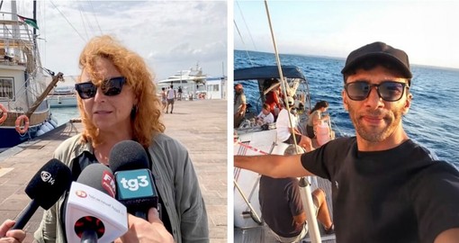 Da sinistra: Maria Elena Delia e Ab Amajou Da sinistra: Maria Elena Delia e Ab Amajou