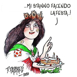 La festa del 2 Giugno secondo il vignettista Danilo Paparelli