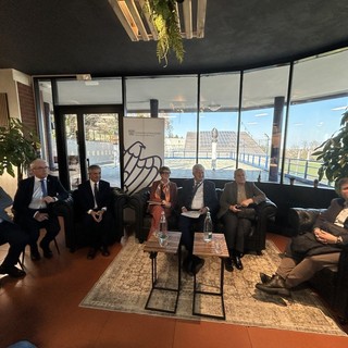 Nelle foto alcuni momenti del lunch tenuto al ristorante del Country Club di Cuneo