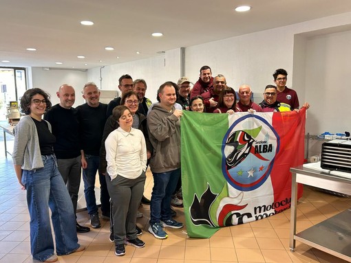 CCMotorday Alba dona un essiccatore al laboratorio di inclusione "P.L.IN" di Canale