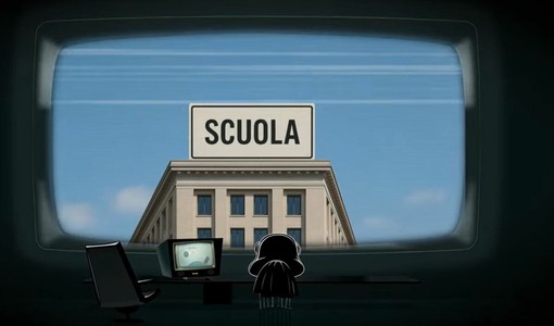 Un frame dal documentario "D'Istruzione pubblica"