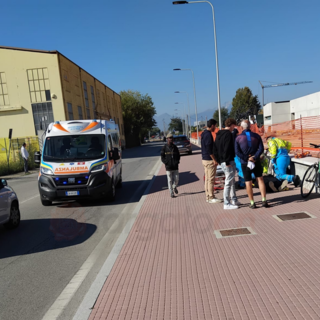I soccorsi in via Pertini I soccorsi in via Pertini