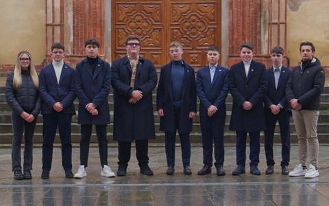 Il gruppo saluzzese di Gioventù Nazionale