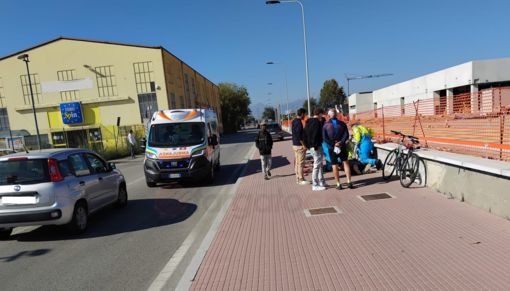 I soccorsi in via Pertini I soccorsi in via Pertini