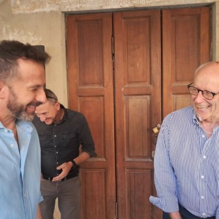 Alex Del Piero con il sindaco Giorgio Albertino