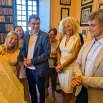 A Fossano col sindaco Dario Tallone e la Natascia Chiarlo A Fossano col sindaco Dario Tallone e la Natascia Chiarlo