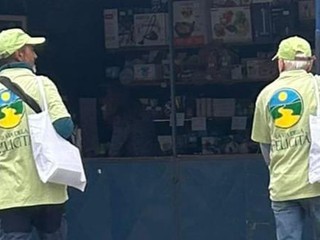 I volontari al mercatino di San Sereno a San Rocco Castagnaretta