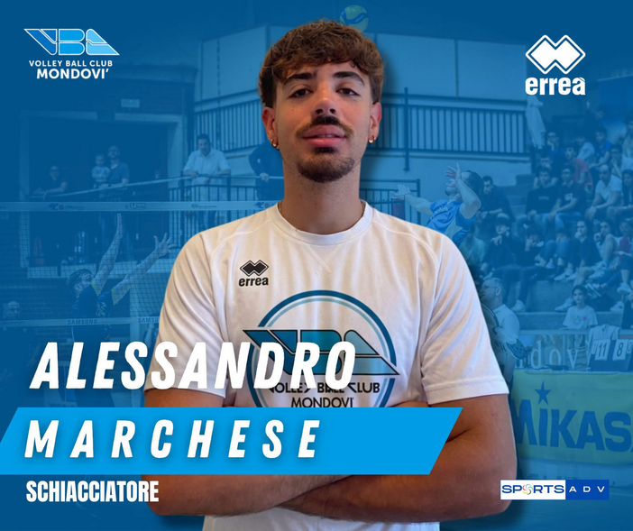 VOLLEY / Colpo in attacco per Mondovì: arriva il giovane talento Alessandro Marchese VOLLEY / Colpo in attacco per Mondovì: arriva il giovane talento Alessandro Marchese