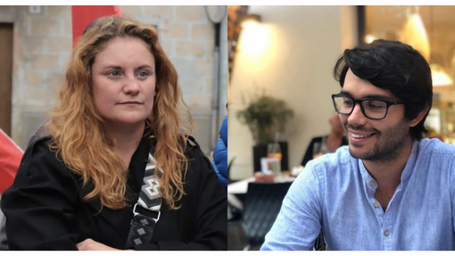 Da sinistra: Lorenza Ameglio e Simone Borio