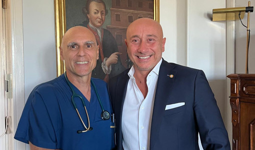 Da sinistra, Lauria e Tranchida