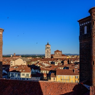 Vista panoramica di Fossano, immagine di repertorio Vista panoramica di Fossano, immagine di repertorio