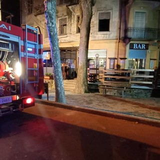 Incendio al Bar Roma di Bagnasco: danneggiato l'impianto elettrico