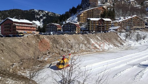 Tredicenne si infortuna, elisoccorso sulle piste di Prato Nevoso