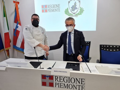Siglato il Protocollo d’intesa tra l’Unione Regionale Cuochi Piemontesi e la Regione