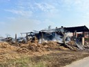 Lo stabile interessato dall'incendio
