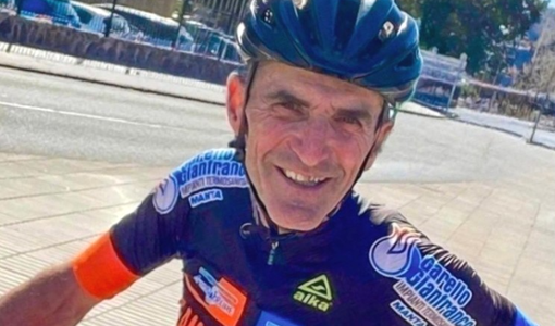 Giuseppe "Beppe" Olivero, appassionato ciclista e cronista sportivo per il "Corriere di Saluzzo"