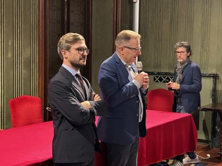 Alcuni momenti della cerimonia tenuta in Sala Consiglio