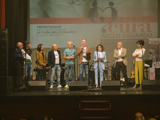 Alcuni momenti del concerto tenuto al Teatro Toselli di Cuneo