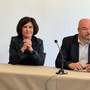 Enrico Borghi con la sindaca di Verduno Marta Giovannini