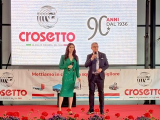 Nelle immagini alcuni momenti della festa tenuta presso la sede aziendale di Marene