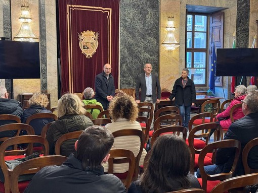 Il Salone d'Onore del Municipio di Cuneo