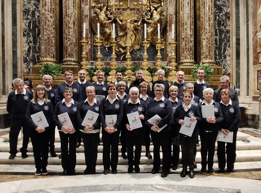 La Corale Valle Stura pellegrina a Roma per il Giubileo dei Cori