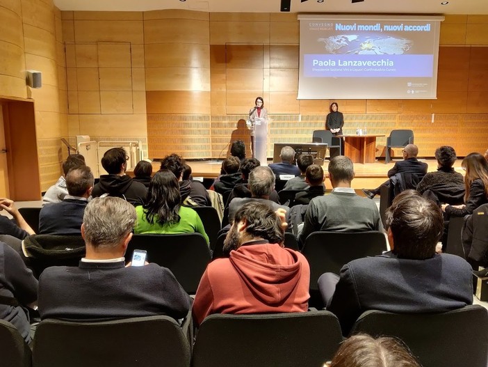 L'intervento di Paola Lanzavecchia, presidente della Sezione Vini e Distillati di Confindustria Cuneo