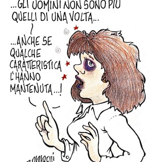 La vignetta per la giornata contro le violenze sulle donne
