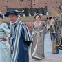 Alberto Galleano e la sorella Maura al Palio 26 di Fossano, davanti i genitori Alberto Galleano e la sorella Maura al Palio 26 di Fossano, davanti i genitori