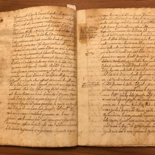 Alcune pagine del manoscritto