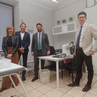 Da sinistra: Daniela Balestra, Mauro Bernardi, Federico Riboldi e Joseph Meineri