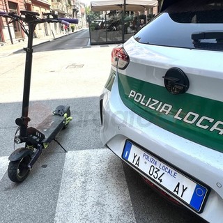 Il monopattino del ragazzo