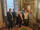 La maggioranza del sindaco Terreno all'insediamento, nel giugno 2024. terzo da sinistra il vicesindaco Ballauri