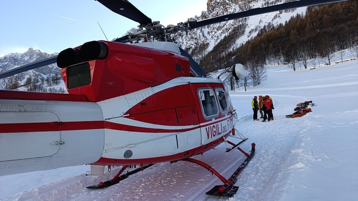 Soccorsi in azione a poca distanza da bivacco Bonelli, in Alta Valle Maira