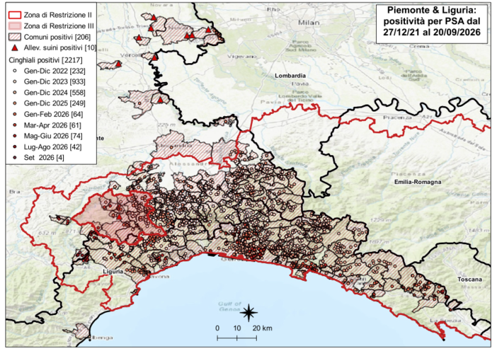 La mappa delle positività La mappa delle positività