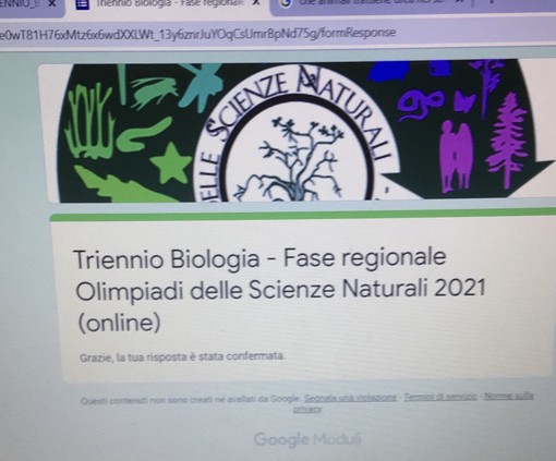 Gli studenti del Liceo Bodoni regionali delle Olimpiadi di Scienze Naturali 2021