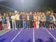 Nelle foto alcuni momenti della cerimonia tenuta ieri sera allo stadio "Augusto Manzo" di Alba