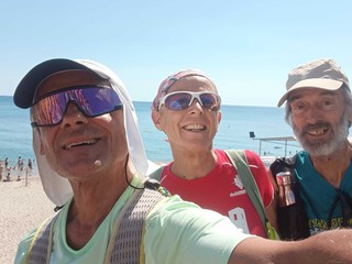 Con gli accompagnatori Pierluigi e Grazia Con gli accompagnatori Pierluigi e Grazia