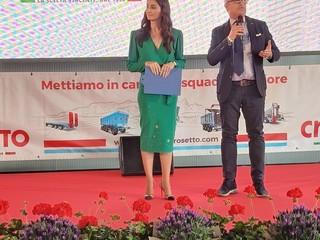 Nelle immagini alcuni momenti della festa tenuta presso la sede aziendale di Marene