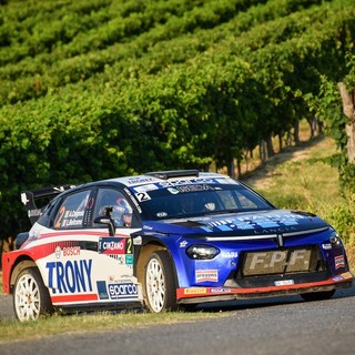 Nella foto Crugnola-Beltrame in azione (foto Actualfoto/Aci Sport)