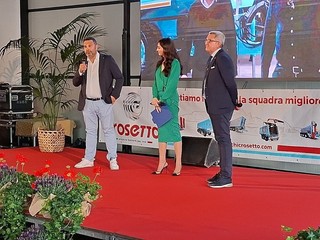 Nelle immagini alcuni momenti della festa tenuta presso la sede aziendale di Marene