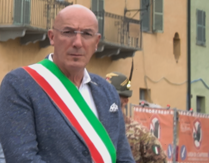 Il sindaco di Lequio Tanaro Giuseppe Trossarello