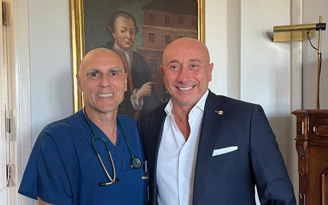 Da sinistra, Lauria e Tranchida